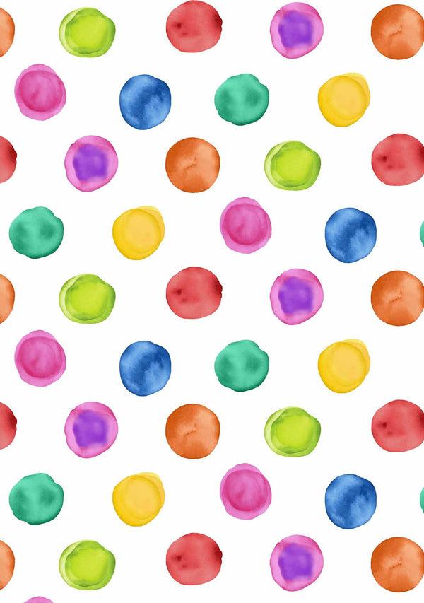 Samantha Sung [Create Your Own] Cotton Stretch (Watercolor Dots Big)