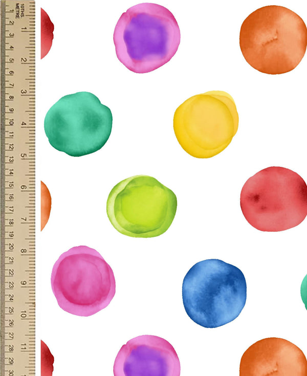 Samantha Sung [Create Your Own] Cotton Stretch (Watercolor Dots Big)