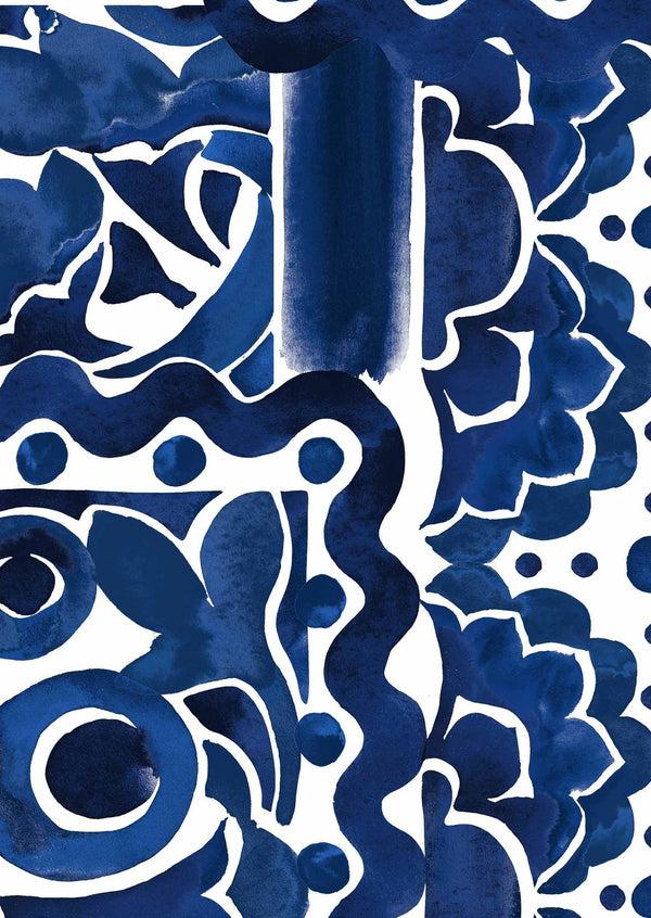 Samantha Sung [Create Your Own] Cotton Stretch (Watercolor Tile Mono)