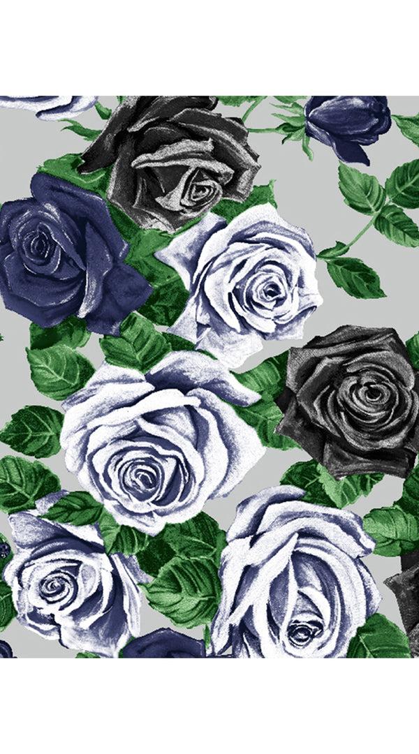 Samantha Sung Eden Dress Crew Neck 3/4 Sleeve With Hamilton Belt Maxi Length Cotton Musola (Charlotte Rose Big)