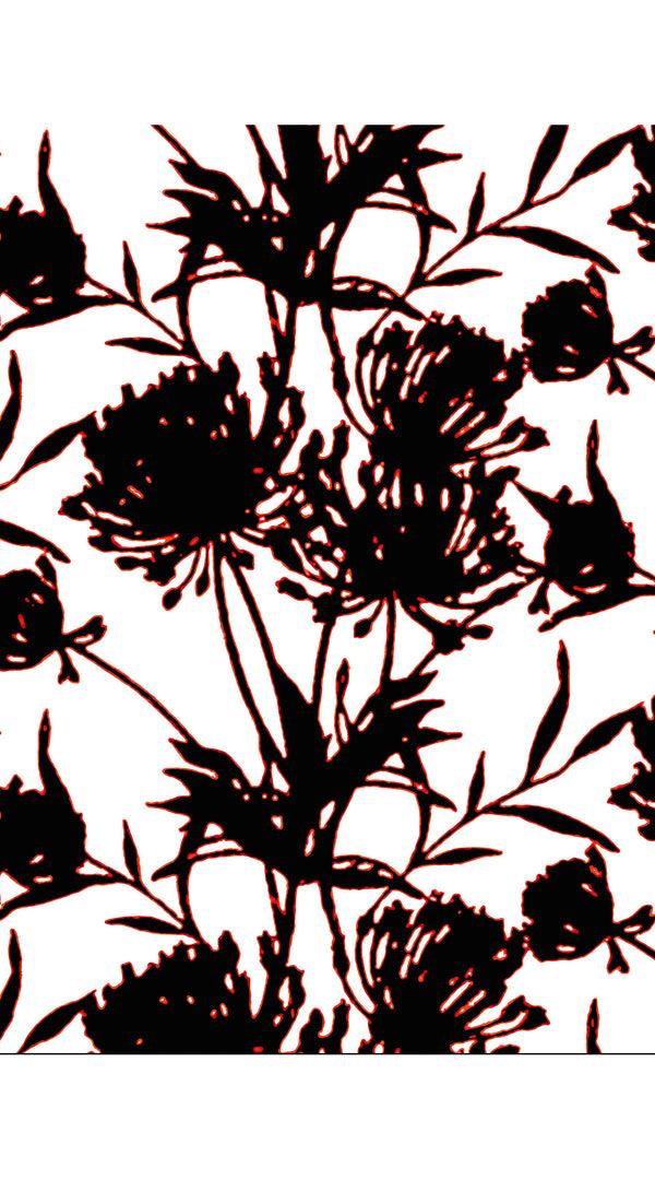 Samantha Sung Eva Dress Crew Neck 3/4 Sleeve Maxi Length Cotton Musola (Primavery Silhouette White)