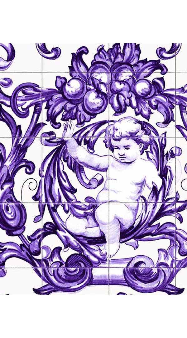 Samantha Sung Eva Dress Crew Neck 3/4 Sleeve Maxi Length Cotton Musola (Cherub Tile)