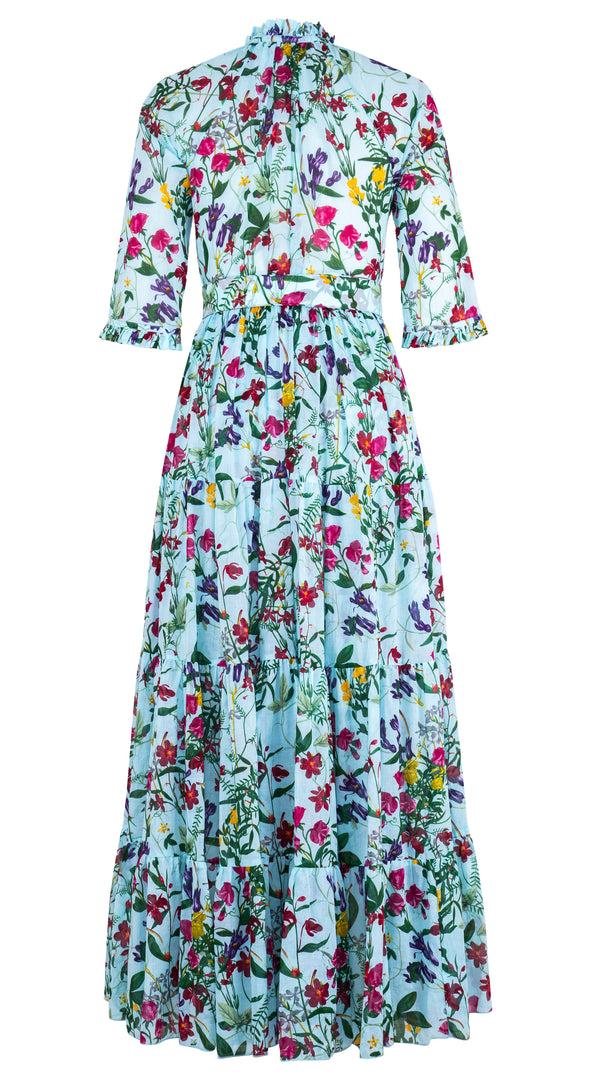 Samantha Sung Eva Dress Crew Neck 3/4 Sleeve Maxi Musola (Fairy Tail Flower) 8