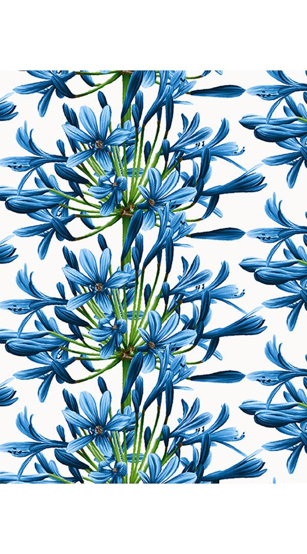 Samantha Sung Eva Dress Crew Neck Tie 3/4 Sleeve Maxi Length Musola (Tinker Bell Flower)