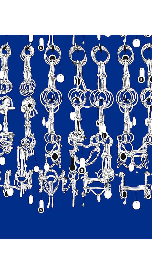 Samantha Sung Florance Dress #2 Boat Neck 3/4 Sleeve Long+3 Length Cotton Stretch (Horse Chain)