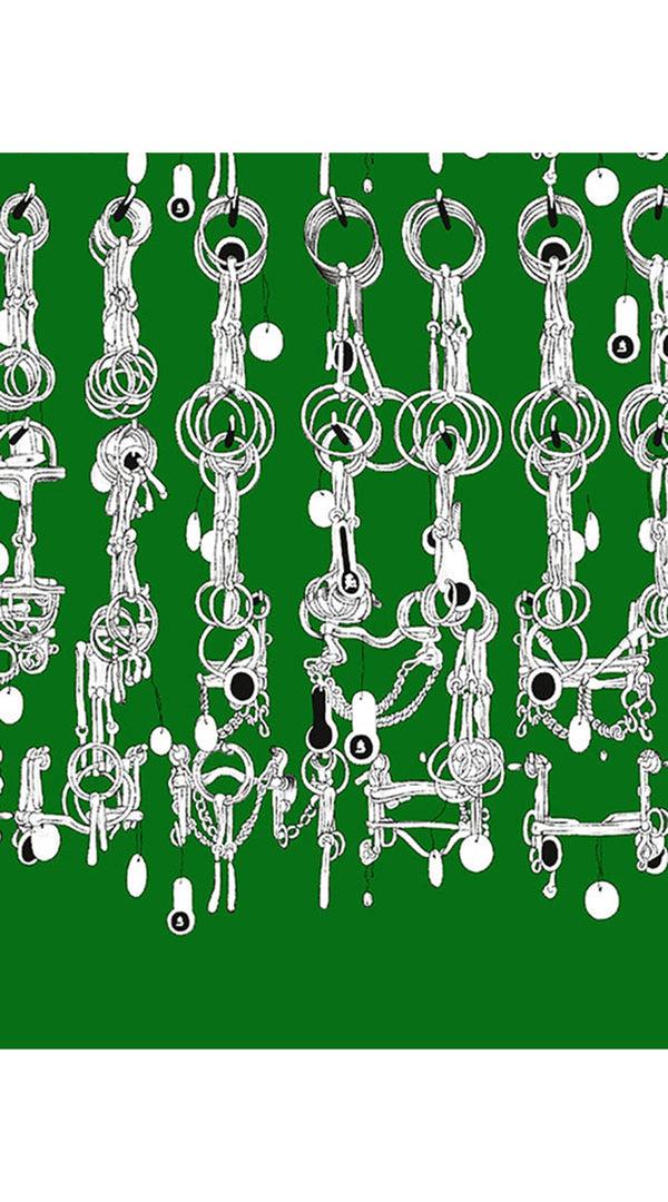 Samantha Sung Florance Dress #2 Boat Neck 3/4 Sleeve Long+3 Length Cotton Stretch (Horse Chain)