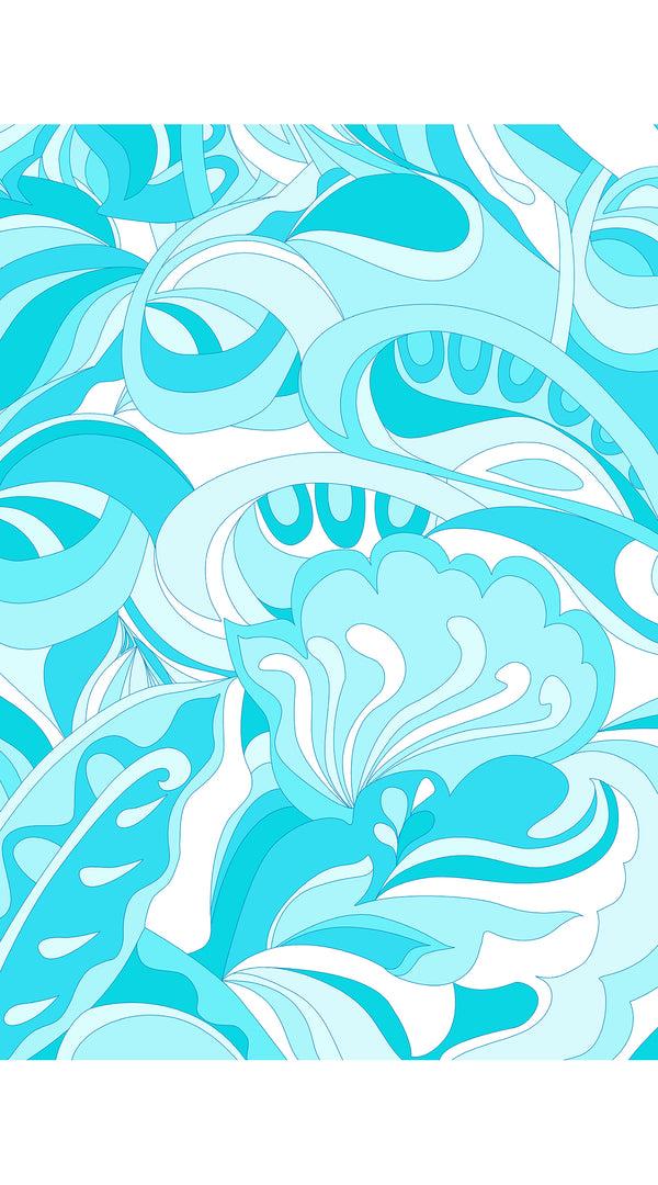 samantha sung Florance Dress #2 Boat Neck 3/4 Sleeve Long+3 Length Cotton Stretch (Pucciesquae Graphic)