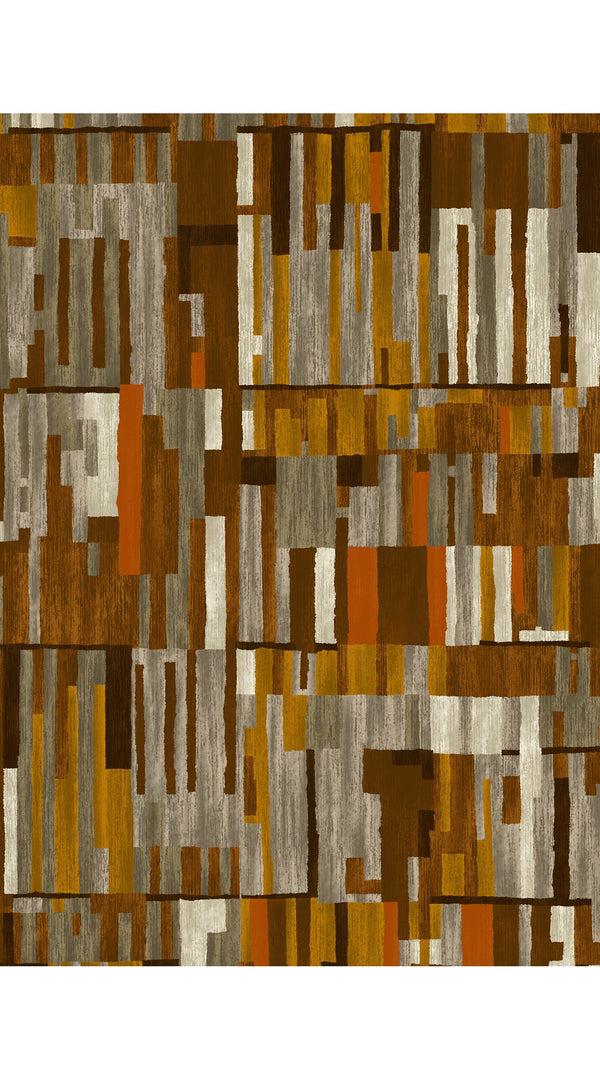 Samantha Sung Florance Dress Crew Neck 3/4 Sleeve Midi Length Cotton Stretch (Granada Rug)