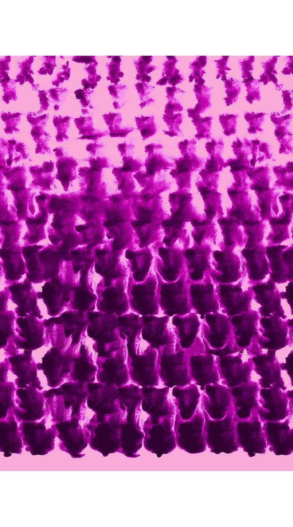 Samantha Sung Gigi Skirt Midi Length Cotton Stretch (Brush Degrade Big Pastel)