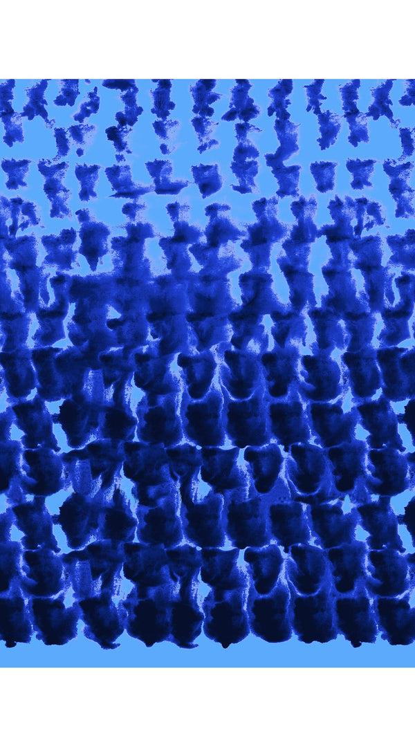 Samantha Sung Gigi Skirt Midi Length Cotton Stretch (Brush Degrade Big Pastel)