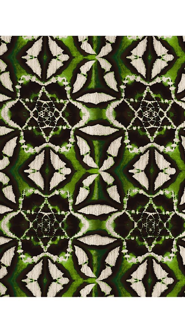 Samantha Sung Kris Dress Boat Neck Cap Sleeve Long Length Cotton Stretch (Essaouria Tie Dye)