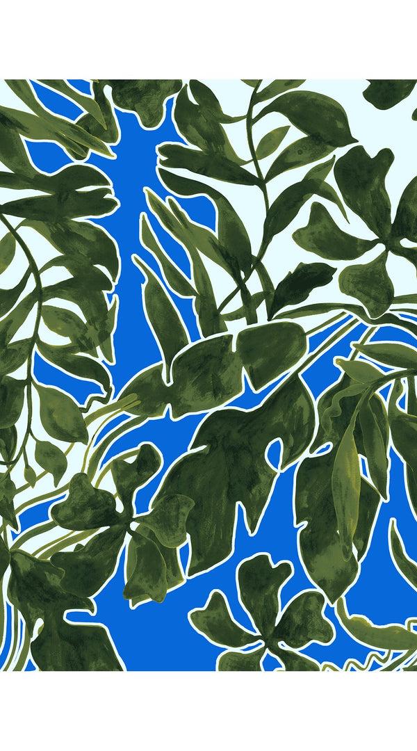 Samantha Sung Laurent Dress Shirt Collar 3/4 Sleeve Long Length Cotton Stretch (Como Lake Garden Pastel)