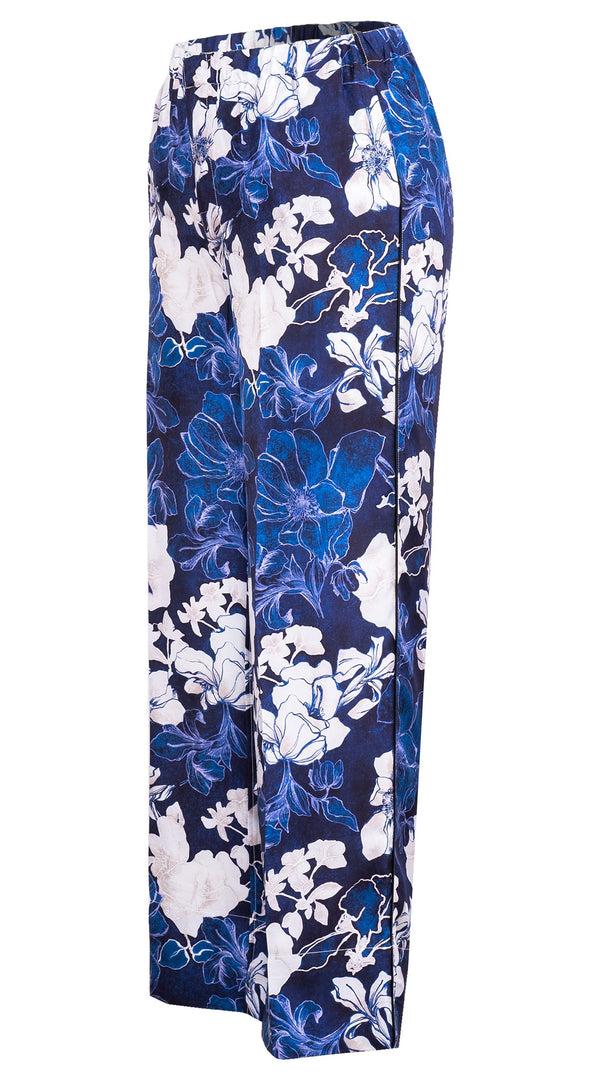 Samantha Sung Pants Silk (Admiral Magnolia)