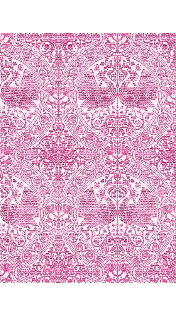 Samantha Sung Pants Silk (Peacock Toile Pastel)