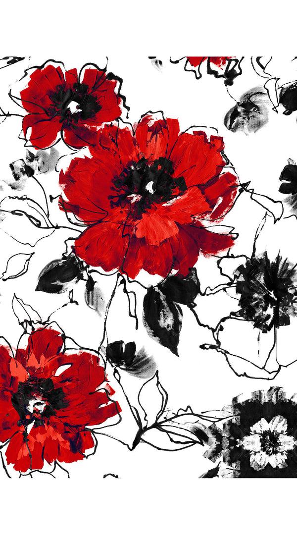 Samantha Sung Terry Dress Shirt Collar Sleeveless Midi Plus Length Poliamide Taffta (Fiori D'este Small)