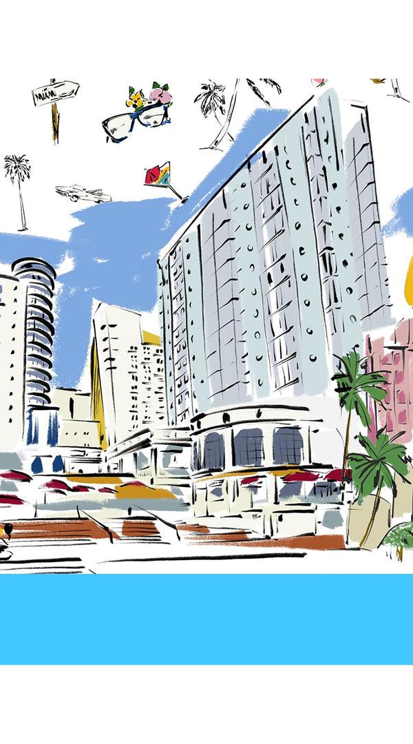 Samantha Sung Zeller Skirt Midi Length Poliamide Taffta (Monaco White)