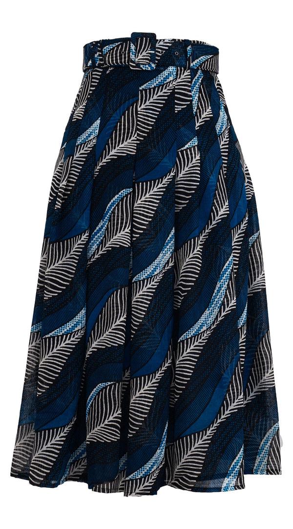 samantha sung Zeller Skirt Midi Length Wool (Ukara Leaves Ivory) samantha sung Zeller Skirt Midi Length Wool (Ukara Leaves Ivory)