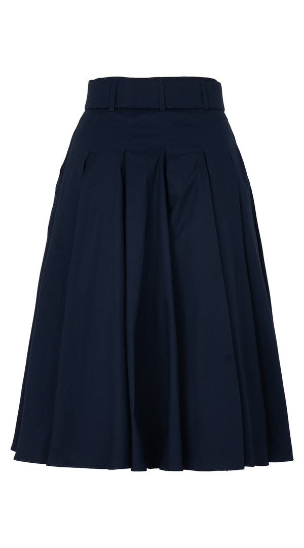 Samantha Sung Zeller Skirt Regular Length Cotton Stretch (Solid)