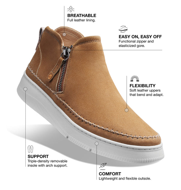 Samuel Hubbard Women's Featherlight Laguna Zip Bootie