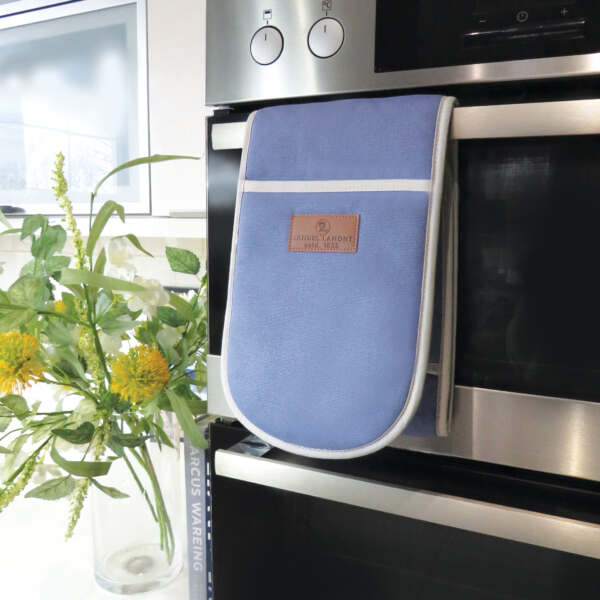 samuel lamont & sons Cornflower Canvas Double Oven Glove