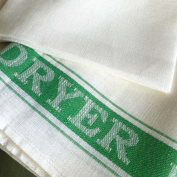 Samuel Lamont & Sons Green Easi-Dryer Linen Glass Cloth