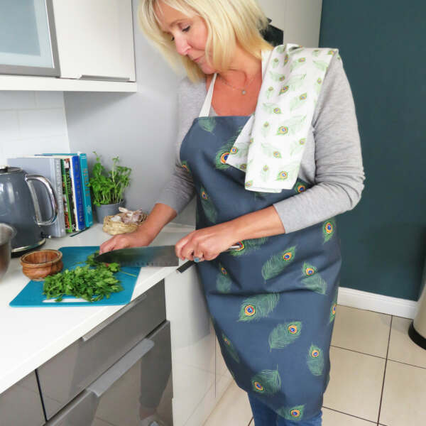 Samuel Lamont & Sons Peacock Feather Tea Towel Pack Of 2