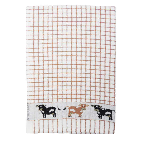 samuel lamont & sons Poli-Dri Jacquard Cows Tea Towel