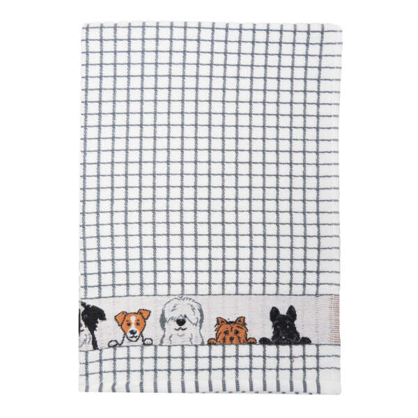 samuel lamont & sons Poli-Dri Jacquard Dogs Tea Towel