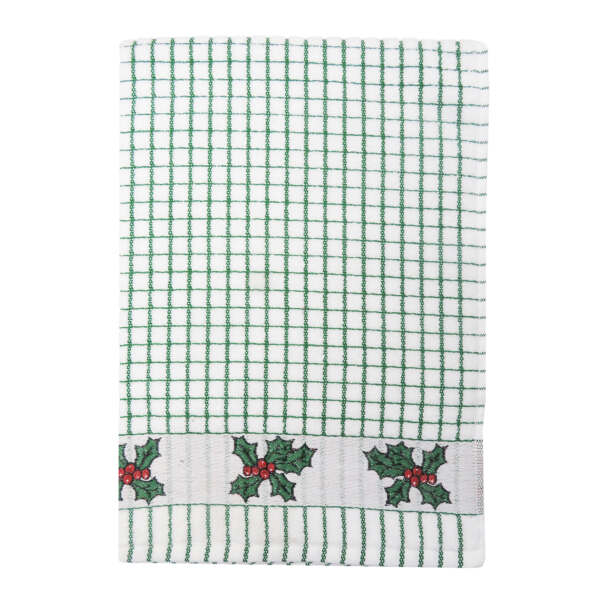 samuel lamont & sons Poli-Dri Jacquard Holly Tea Towel