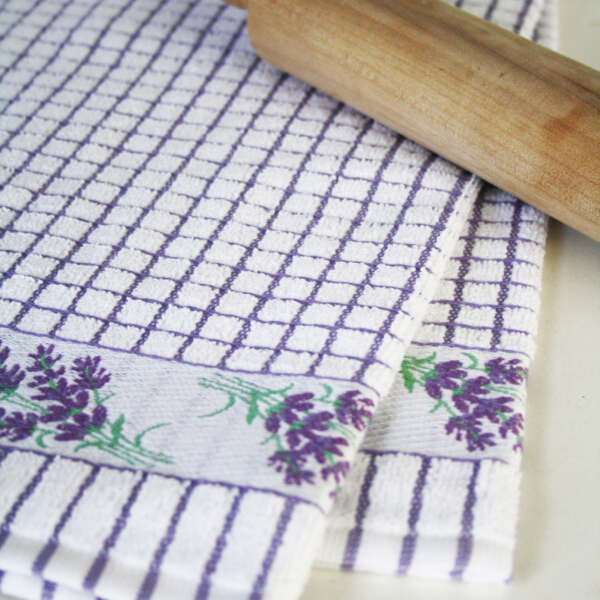 Samuel Lamont & Sons Poli-Dri Jacquard Lavender Tea Towel
