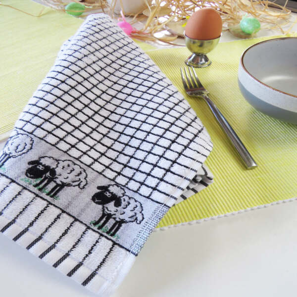 Samuel Lamont & Sons Poli-Dri Jacquard Sheep Tea Towel