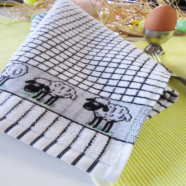 Samuel Lamont & Sons Poli-Dri Jacquard Sheep Tea Towel