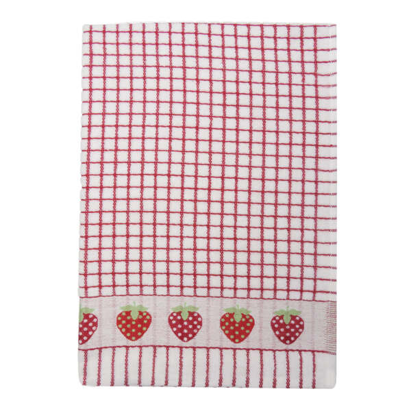 samuel lamont & sons Poli-Dri Jacquard Strawberry Tea Towel
