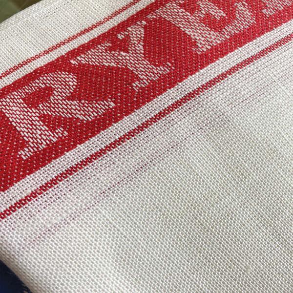 Samuel Lamont & Sons Red Easi-Dryer Linen Glass Cloth