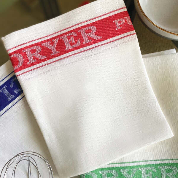 samuel lamont & sons Red Easi-Dryer Linen Glass Cloth