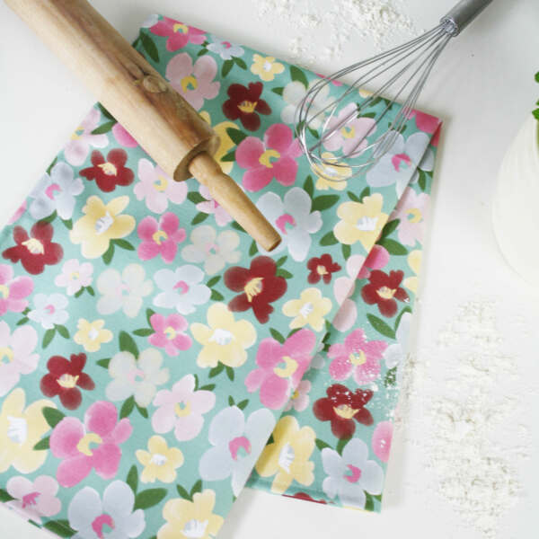 samuel lamont & sons All In Blooms Cotton Tea Towel