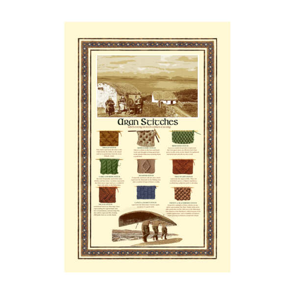 Samuel Lamont & Sons Aran Stitches Tea Towel