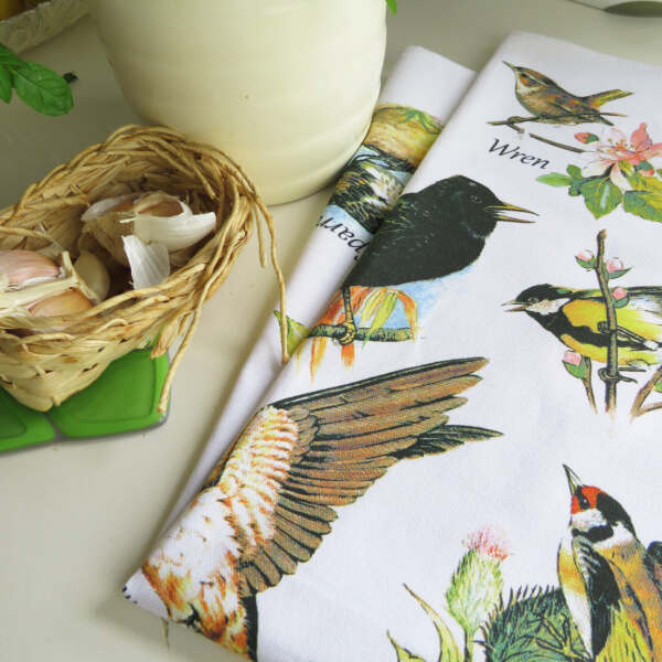 Samuel Lamont & Sons British Birds Tea Towel