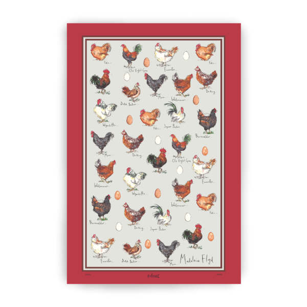 samuel lamont & sons Chicken & Egg Tea Towel