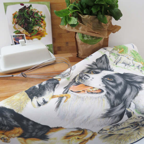Samuel Lamont & Sons Collie Sheep Dog Tea Towel