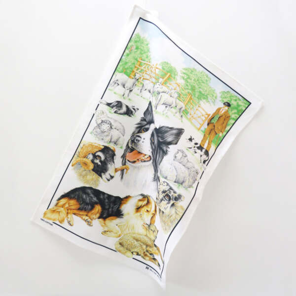 samuel lamont & sons Collie Sheep Dog Tea Towel