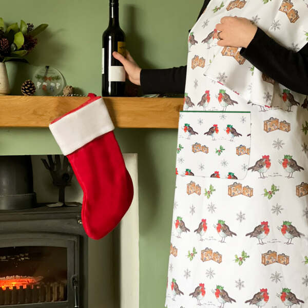 samuel lamont & sons Coming Home For Christmas Apron