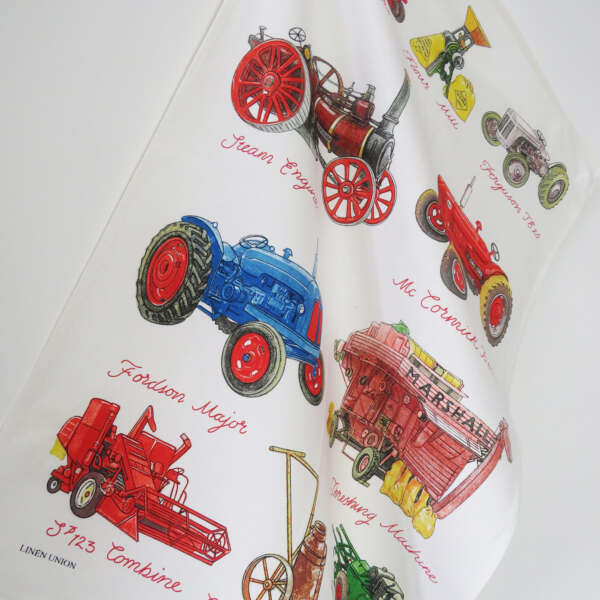 Samuel Lamont & Sons Farmyard Machinery Tea Towel