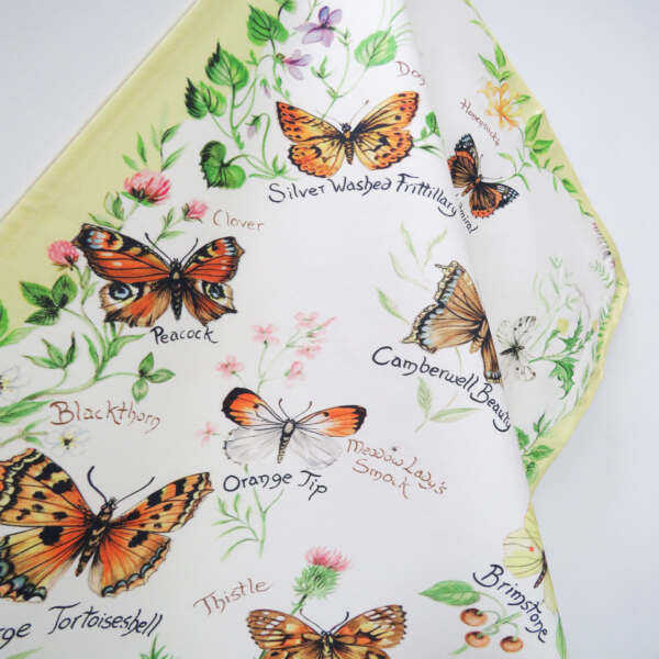 Samuel Lamont & Sons Floral Butterflies Tea Towel