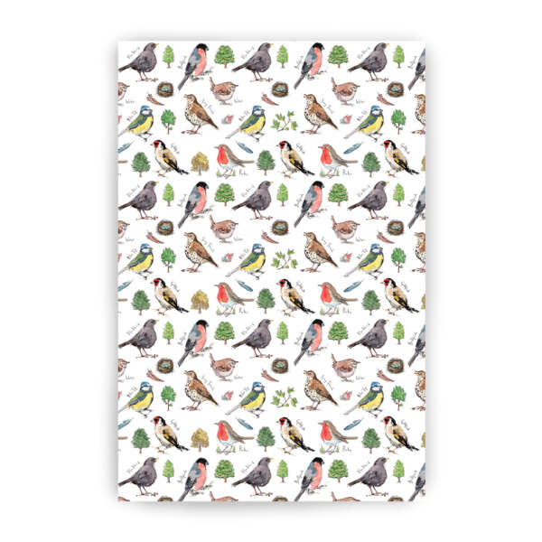 Samuel Lamont & Sons Garden Birdsong Tea Towel