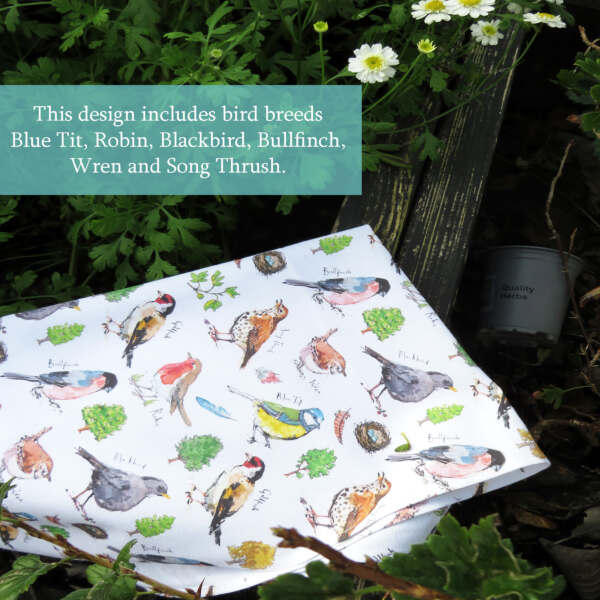 Samuel Lamont & Sons Garden Birdsong Tea Towel