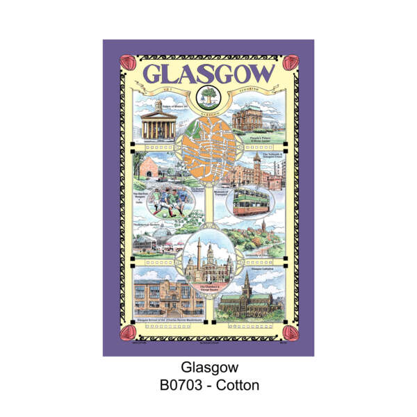 samuel lamont & sons Glasgow Tea Towel
