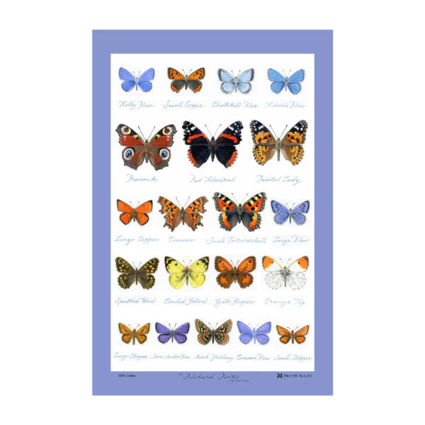 Samuel Lamont & Sons Glencoe Butterflies Tea Towel