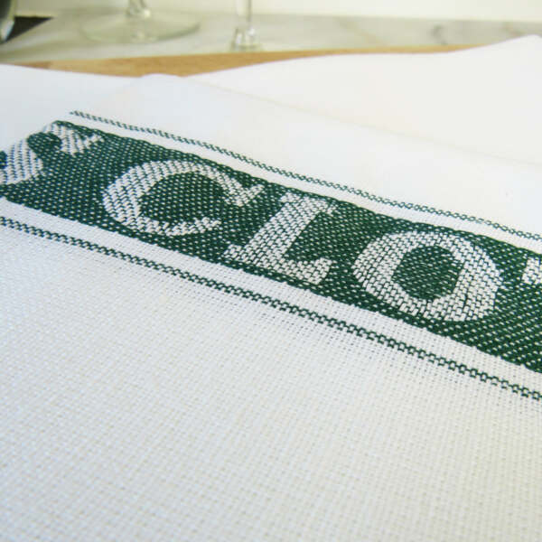 Samuel Lamont & Sons Linen Union Glass Cloth Green