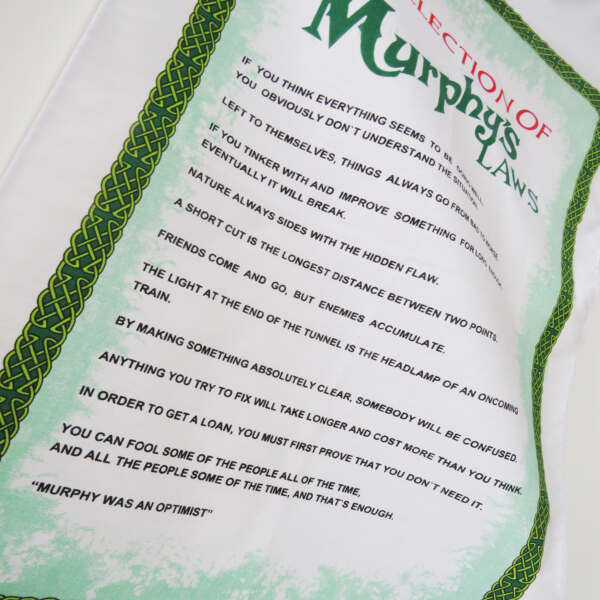 Samuel Lamont & Sons Murphy's Law Tea Towel